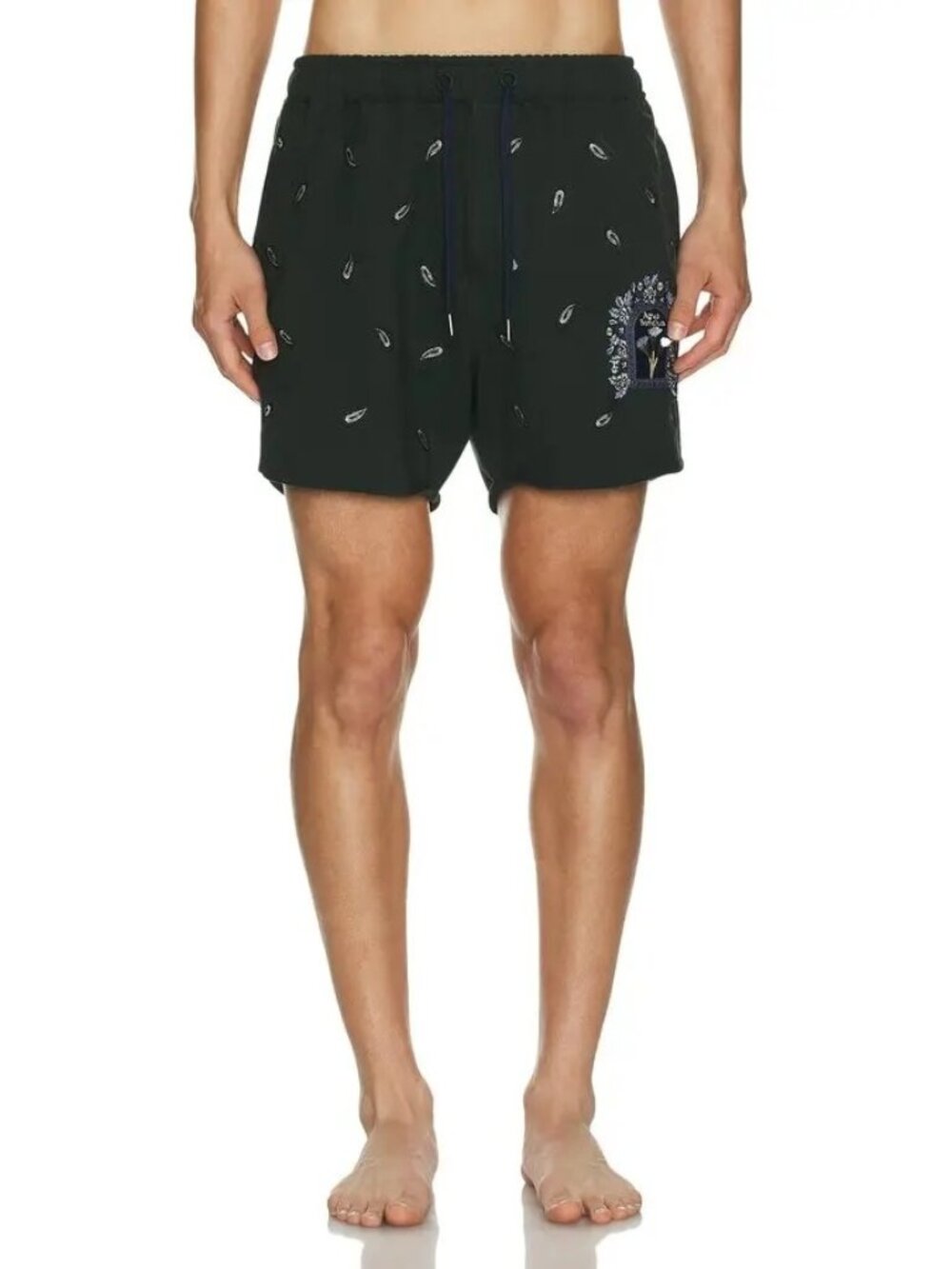 Agua Bendita Cece Cipres Shorts Green Mens Size 38